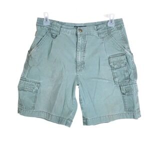 5.11 Canvas Cargo Shorts Mens 34 OD Green Khaki Utility Work 73285 (33x8)